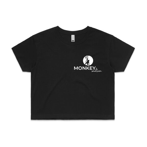 Womans Coffee is life crop T. Thumbnail